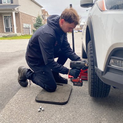 J&C Auto | On Rim Tire Changes, We Come to You